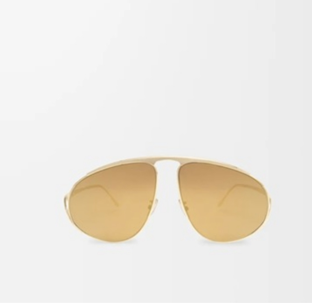 Loewe Gold-Toned Aviator Sunglasses